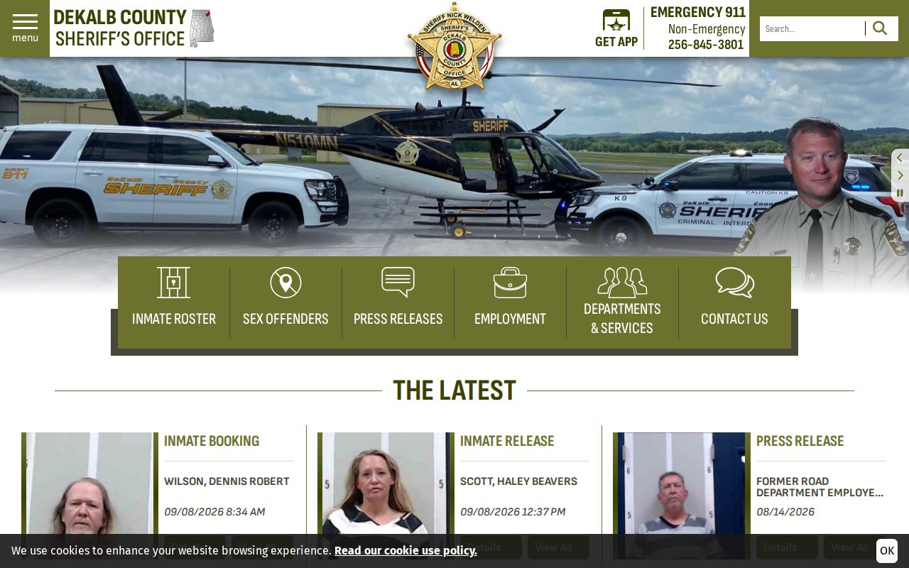 DeKalb County Sheriff's Office official home page